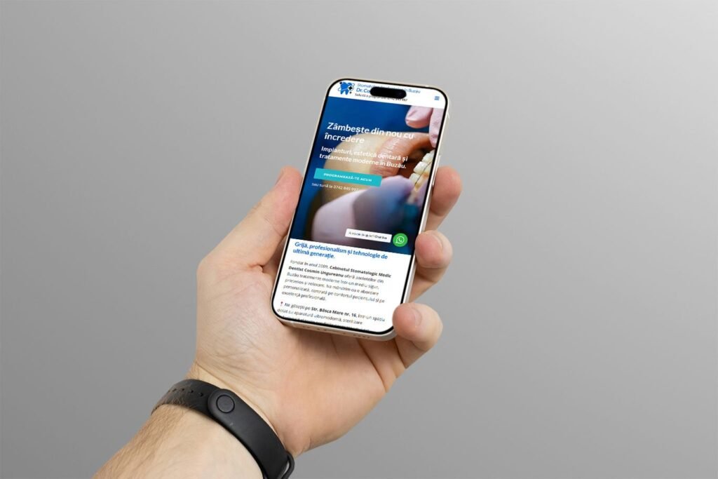 Dr. Cosmin Ungureanu Dental Clinic — Digital Platform for Patient Appointments