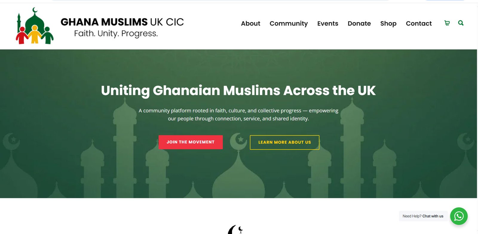 Ghana Muslims UK CIC community platform